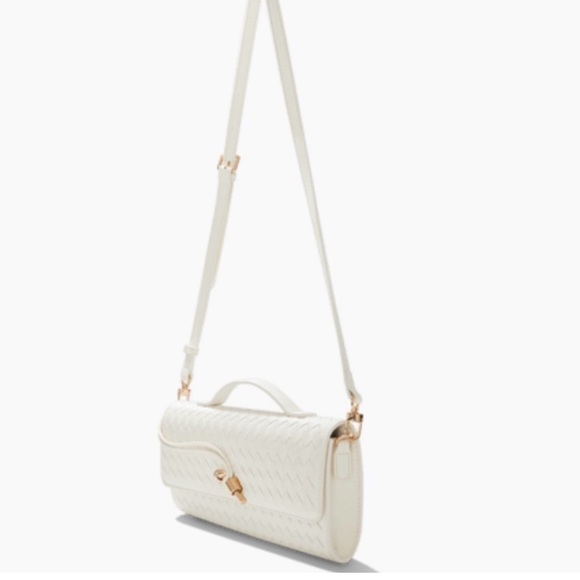 Few Moda East West Clutch with Crossbody Strap (Cream) - Picture 4 of 8